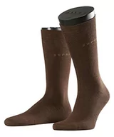 Skarpetki męskie - ESPRIT Mężczyźni Skarpety Basic Uni 2-Pack , Bawełna, 2 Pak, Brązowy (Dark Brown 5230); 43-46 - miniaturka - grafika 1