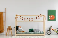 Łóżka dla dzieci i młodzieży - Łóżko dziecięce MILA M 80x160 sosna - miniaturka - grafika 1