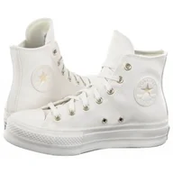 Trampki damskie - Trampki CTAS Lift Hi Vintage White/Egret/Gold A03719C (CO664-a) Converse - miniaturka - grafika 1