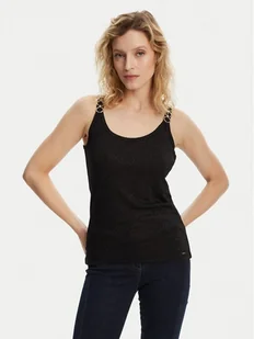 Morgan Top 251-DIDOA Czarny Slim Fit - Koszulki i topy damskie - miniaturka - grafika 1