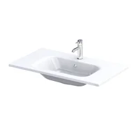 Umywalki - Umywalka meblowa Oristo Are 81x46 cm prostokątna biały połysk UME-AR-80-92 - miniaturka - grafika 1
