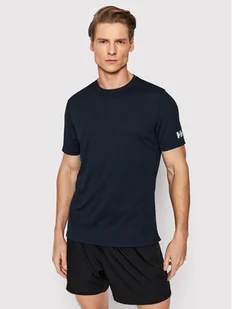 Helly Hansen Koszulka techniczna Active Tech 48363 Granatowy Regular Fit - Koszulki sportowe męskie - miniaturka - grafika 1
