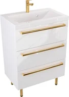 Szafki łazienkowe - Szafka Umywalkowa Stojąca ATHOS 60 cm UZ - miniaturka - grafika 1