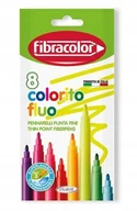 Przybory szkolne - Pisaki FIBRACOLOR Colorito FLUO x 8 kol. Fluorescencyjne 3 mm - miniaturka - grafika 1