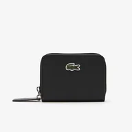 Portfele - Damski Portfel LACOSTE WALLET NF4193PO.000 – Czarny - miniaturka - grafika 1