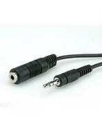 Kable - Roline kabel audio Jack 3.5mm przedłużacz M-F 2m - miniaturka - grafika 1