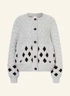 Swetry damskie - Ichi Kardigan Ihcortana grau - miniaturka - grafika 1