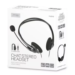 FREESTYLE HEADPHONES WITH MIC AND VOLUME CONTROL  [45642] - Słuchawki - miniaturka - grafika 1