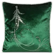 Poszewki na poduszki - Poszewka EUROFIRANY Royal 10 45 x 45 cm Ciemnozielony - miniaturka - grafika 1