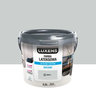 Luxens Farba lateksowa Smoke 6 2.5 l - Farby wewnętrzne - miniaturka - grafika 1