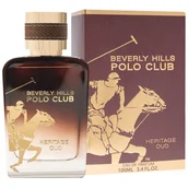 Wody i perfumy męskie - BEVERLY HILLS Polo Club Prestige Pour Homme Woda perfumowana Heritage Oud 100 ml - miniaturka - grafika 1