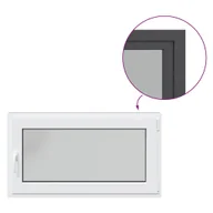 Tablice i flipcharty - vidaXL Okno piwniczne RISOR 110x50 cm uchylno-rozwierne DIN prawe - miniaturka - grafika 1