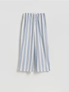 Reserved - Spodnie piżamowe z bawełny - granatowy - Moda i Uroda OUTLET - miniaturka - grafika 1