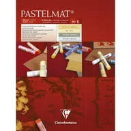 Podobrazia, bloki, papiery - Clairefontaine 96016 °C blok rysunkowy pastelmat, 360 G, 12 arkuszy Ciemnoszary/jasnoszary 96016C - miniaturka - grafika 1