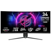 Monitory - MSI MPG 346CQRF X24 34" 3440x1440px 240Hz - miniaturka - grafika 1