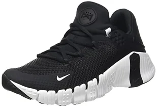 Nike W Free Metcon 4, Trampki Damskie, Czarny Biały Czarny Volt, 36.5 EU - Trampki damskie - miniaturka - grafika 1