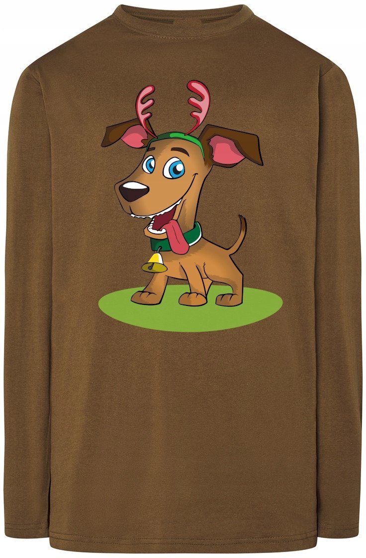 Pies Świąteczna Bluza Longsleeve Modna Rozm.XXL