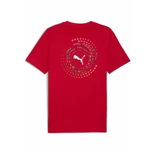 Męska koszulka Graphic PUMA For All Time Red - Koszulki sportowe męskie - miniaturka - grafika 1