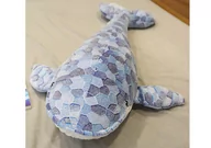 Maskotki i pluszaki - Maskotka Pluszowa Wieloryb Szary 110 cm - miniaturka - grafika 1