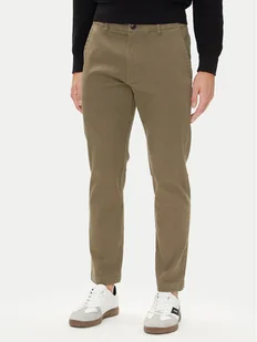 BOSS Chinosy Sanderson-L-2 50542986 Zielony Regular Fit - Spodnie męskie - miniaturka - grafika 1
