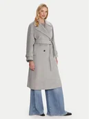 Płaszcze damskie - Marella Płaszcz wełniany Tenna 2523016071 Szary Regular Fit - miniaturka - grafika 1