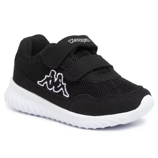 Buty dla chłopców - Sneakersy KAPPA - 260647K Black/White 1110 - grafika 1