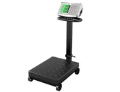 Wagi specjalistyczne - Waga platformowa z kółkami do 1000 kg, HDWR wagPRO-P1000W - miniaturka - grafika 1