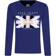 Bluzy dla dziewczynek - Pepe Jeans London Bluzka BOBBY | Regular Fit - miniaturka - grafika 1