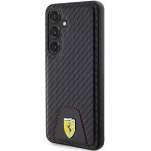 FerrariFEHCS24SN3PUK S24 S921 czarny/black hardcase Carbon Stitched Bottom - Etui i futerały do telefonów - miniaturka - grafika 2