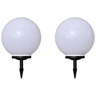 Lampy ogrodowe - vidaXL Lampy do oświetlenia ścieżki, 2 szt., LED, 40 cm, z kołkami - miniaturka - grafika 1