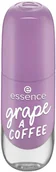 Lakiery do paznokci - Essence gel nail colour Nr, 44 Grape A Coffee 8.0 ml - miniaturka - grafika 1