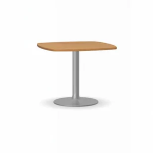 B2B Partner Stolik konferencyjny Zeus II, szara noga, blat buk 423241 - Stoły i stoliki do biura - miniaturka - grafika 1