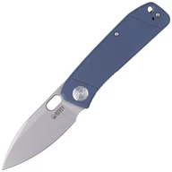 Noże - Nóż składany Kubey Hyde Denim Blue G10, Sand Blasted 14C28N by Colin Maisonpierre (KU2104D) - miniaturka - grafika 1