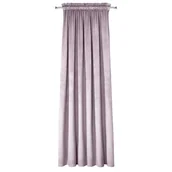 Zasłony - Euro Firany Zasłona 135 x 270 Dekoracyjna Velvet Rosa Puder 1206196 - miniaturka - grafika 1