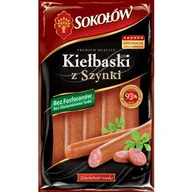 Pasztet i przetwory mięsne - Kiełbaski z szynki 250 g Sokołów - miniaturka - grafika 1