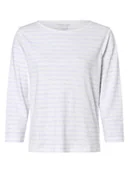 Koszulki i topy damskie - Marie Lund - Damska koszulka z długim rękawem, szary|biały|wielokolorowy - miniaturka - grafika 1