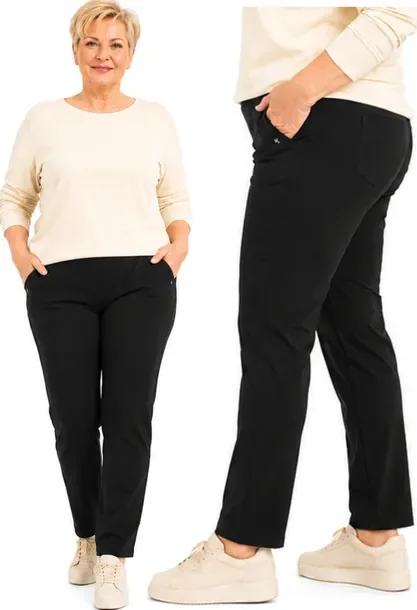 Spodnie Damskie Eleganckie Duże 4xl/5xl