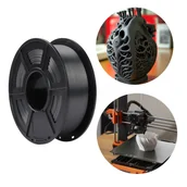 Filamenty i akcesoria do drukarek 3D - FILAMENT PLA+ SUNLU 1,75 MM 1000 G CZARNY DO DRUKAREK 3D ULEPSZONA WERSJA - miniaturka - grafika 1