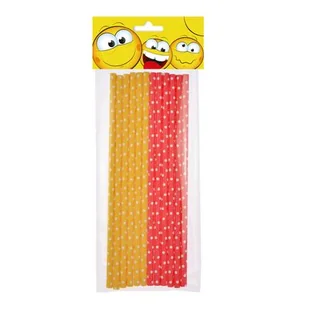 Słomka papierowa Minki 12 sztuk - Słomki do napojów - miniaturka - grafika 1