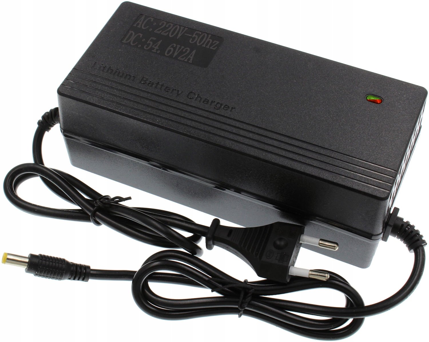 Zasilacz 54,6V 48V 2A 13S Ładowarka Li-ion Roweru Elektrycznego Hulajnogi