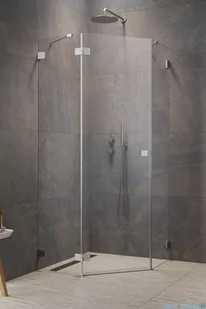 Radaway Essenza Pro Brushed Nickel Ptj kabina pięciokątna 80x80 lewa szczotkowany nikiel 10100000-91-01L/10100100-01-01 - Kabiny prysznicowe Radaway Essenza Pro Brushed Nickel Ptj kabina pięciokątna 80x80 lewa szczotkowany nikiel 10100000-91-01L/10100100-01-01 - Kabiny prysznicowe - miniaturka - grafika 1