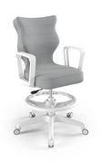 Fotele i krzesła biurowe - Krzesło Krzesło młodzieżowe Norm biały Velvet 03 rozmiar 6 WK+P - miniaturka - grafika 1