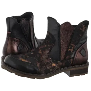 Botki Brązowe 07006-02/00-8 (MA1410-b) Maciejka - Botki damskie - miniaturka - grafika 1