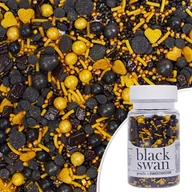 Dodatki do ciast w proszku - Posypka cukrowa BLACK SWAN mix Sweet Decor, 70 g - miniaturka - grafika 1