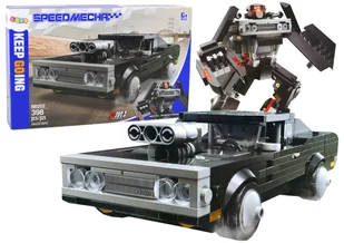 ROBOT 2W1 KLOCKI KONSTRUKCYJNE POJAZD AUTO - Roboty dla dzieci - miniaturka - grafika 1