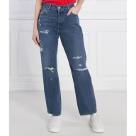 Spodnie damskie - Levi's Jeansy INDIGO DESTRUCTE | Regular Fit - miniaturka - grafika 1