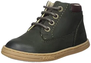 Kickers Tackland, Buty i botki dla dzieci, Khaki, 25 EU - Botki damskie - miniaturka - grafika 1