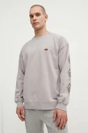 Bluzy męskie - Rip Curl bluza bawełniana męska kolor szary z nadrukiem - miniaturka - grafika 1