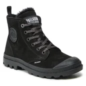 Botki damskie - Trapery Palladium Pampa Hi Zip Wl 95982-010-M Czarny - miniaturka - grafika 1