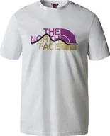 Koszulki męskie - The North Face Koszulka The North Face M Mountain Line Tee męska : Kolor - Biały, Rozmiar - XXL - miniaturka - grafika 1
